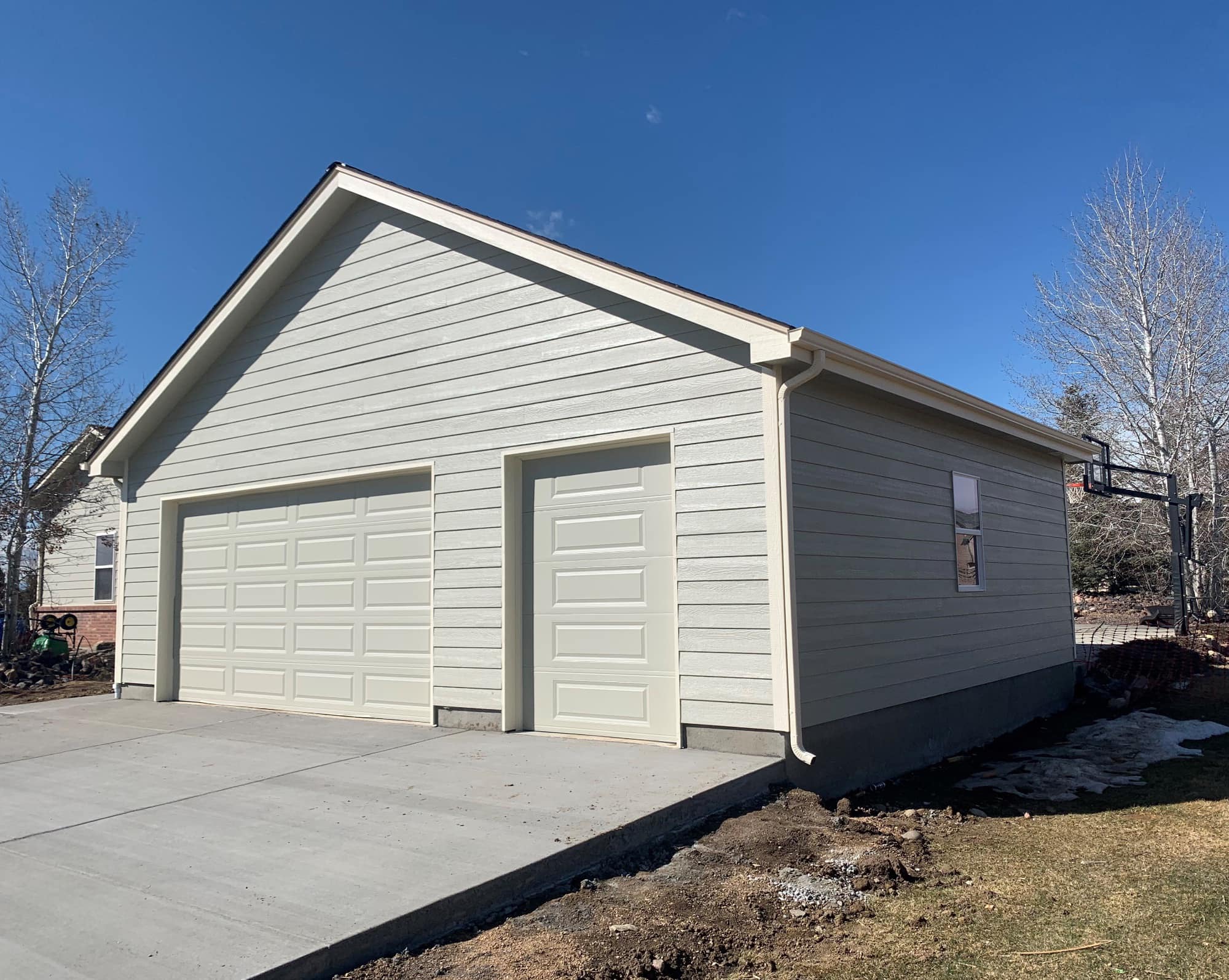 custom free standing garage