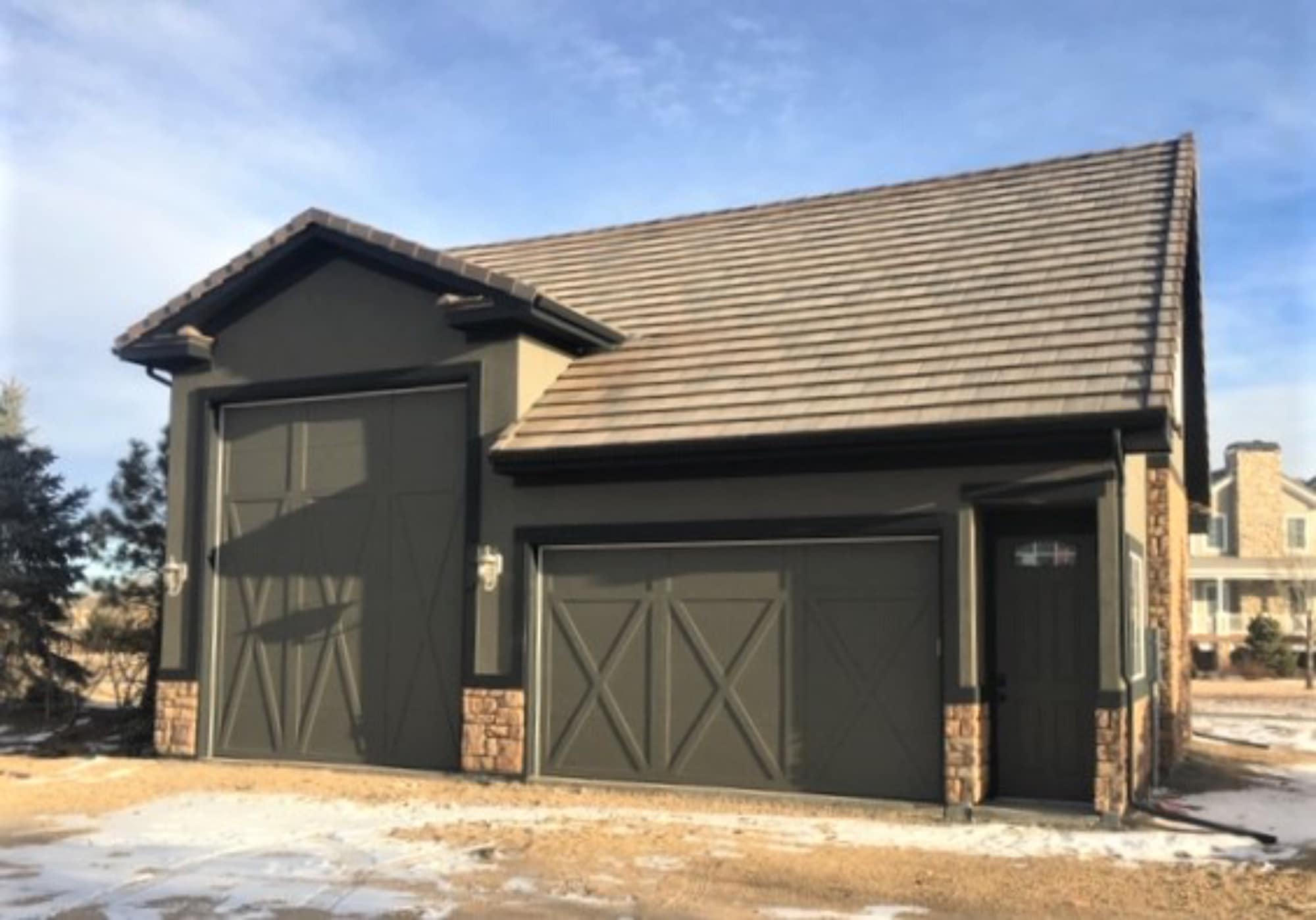 large custom garages